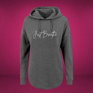 JUST BREATHE COWL HOODIE