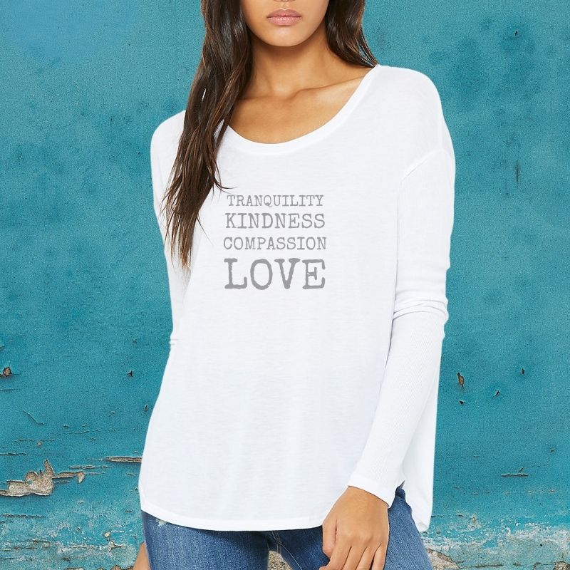 compassion long sleeved t-shirt