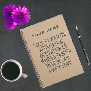 custom notebook funky