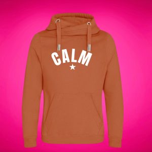 cross neck Calm hoodie