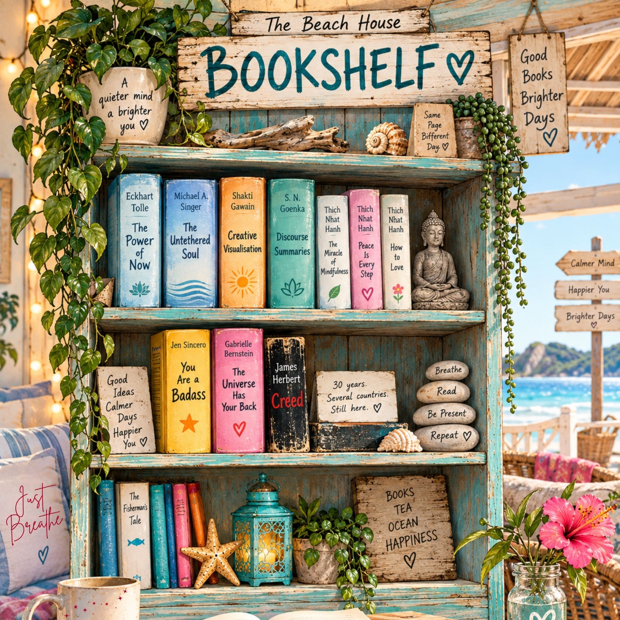 cartoon bookshelf